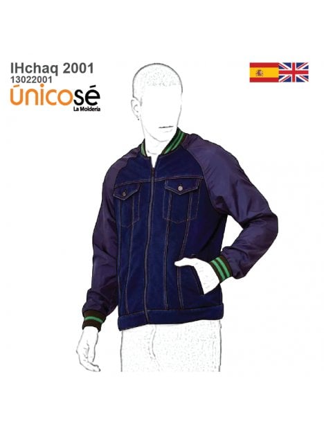 CHAQUETA JEANS RAGLAN NIÑO 2001