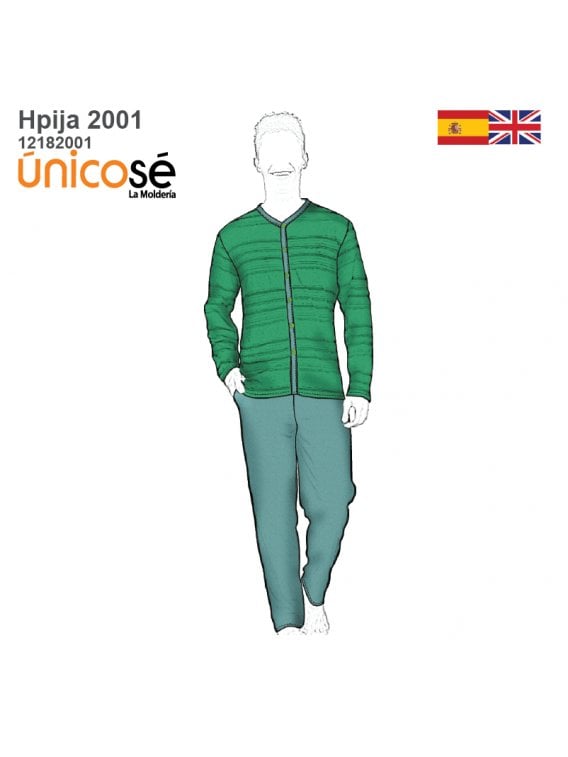 PIJAMA 2 PIEZAS HOMBRE 2001