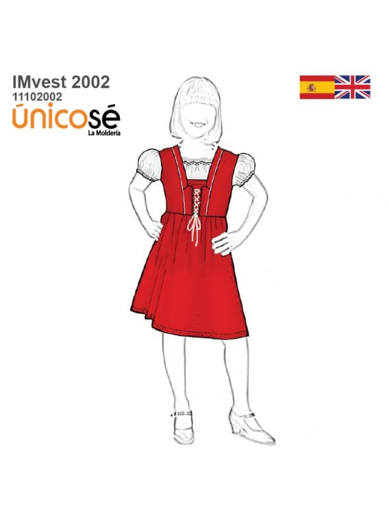 VESTIDO SUIZO NIÑA 2002