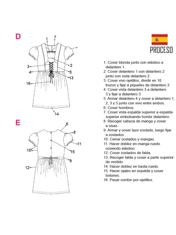 VESTIDO SUIZO NIÑA 2002
