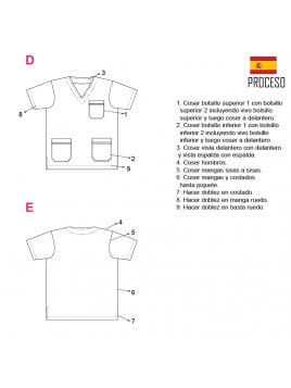 CAMISA MEDICO UNISEX  RT 2009