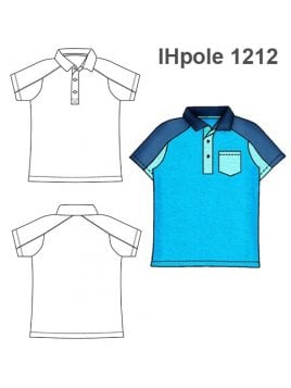 POLERA CORTE EN MANGAS