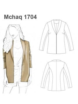 CHAQUETA BLAZER CUELLO SMOKING