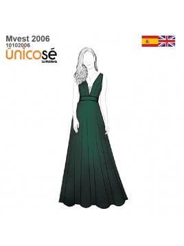 VESTIDO LARGO MUJER 2006