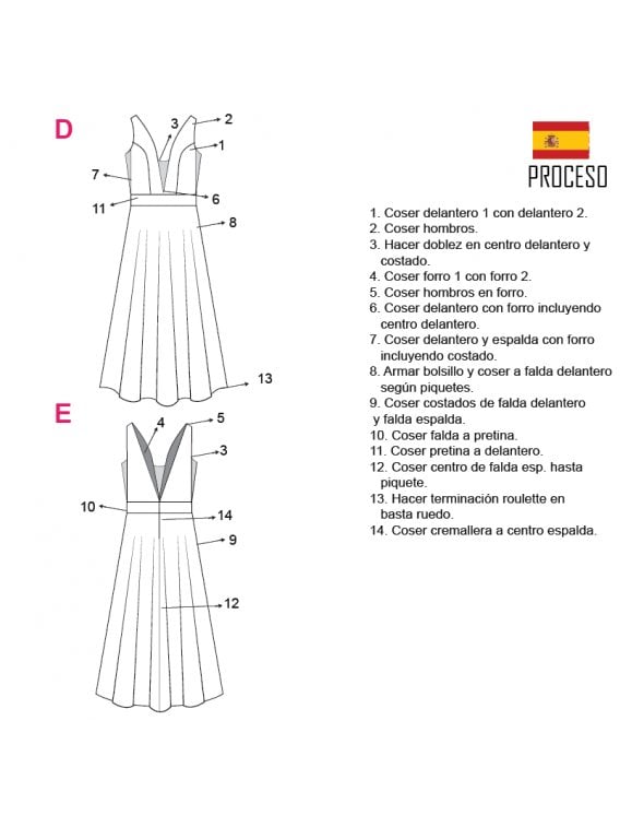 VESTIDO LARGO MUJER 2006