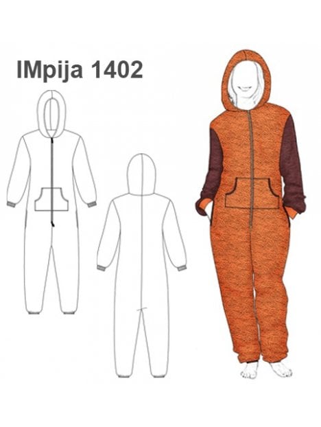 PIJAMA ENTERITO NIÑA 1402