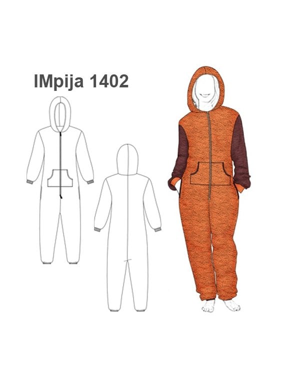 PIJAMA ENTERITO NIÑA 1402