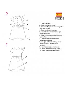 VESTIDO CUELLO BEBE NIÑA 2003