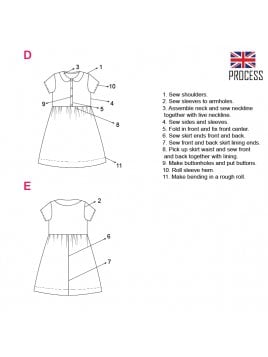 VESTIDO CUELLO BEBE NIÑA 2003