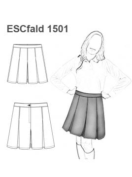 FALDA SHORT ESCOLAR 1501