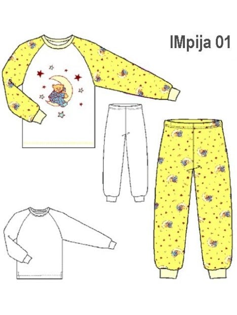 PIJAMA 2 PIEZAS NIÑA 0901