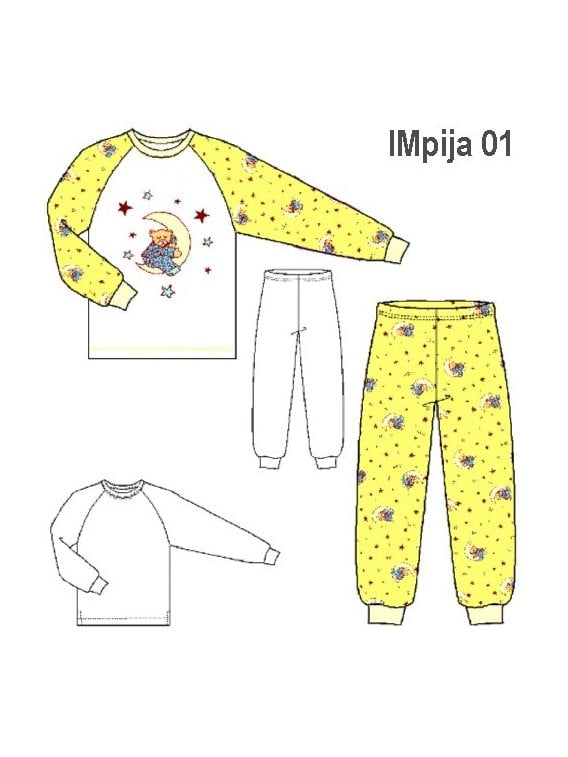 PIJAMA 2 PIEZAS NIÑA 0901