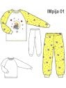 PIJAMA 2 PIEZAS NIÑA 0901