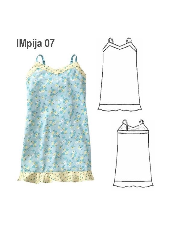 PIJAMA CAMISA NIÑA 0907