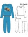 PIJAMA 2 PIEZAS NIÑO 0908
