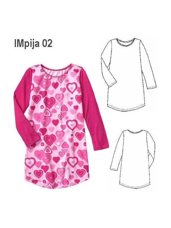 PIJAMA CAMISA NIÑA 0902