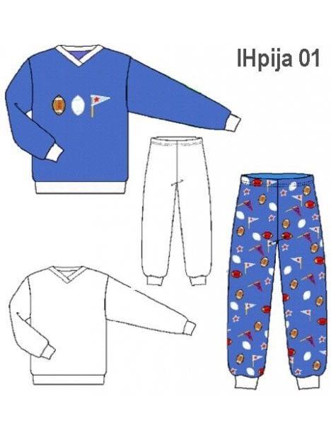 PIJAMA PIEZAS NIÑO 0901