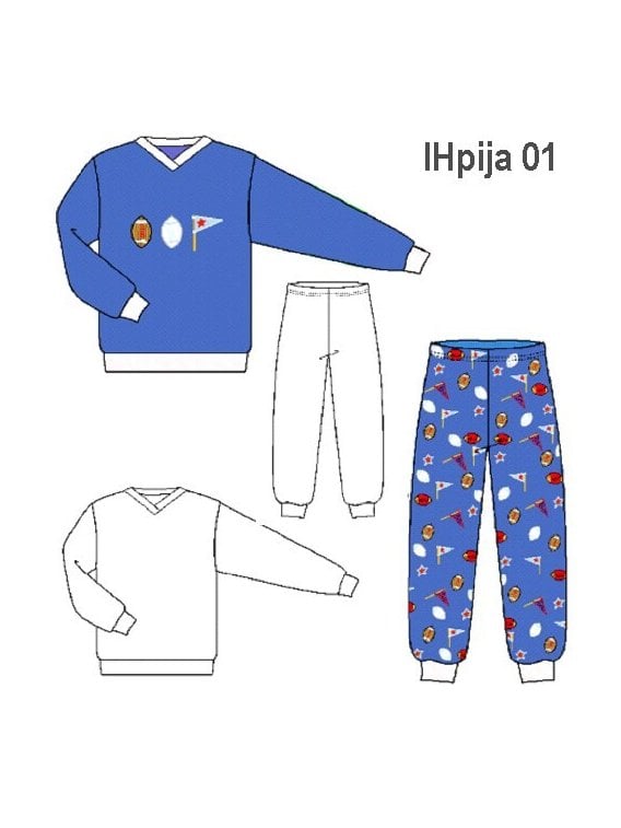 PIJAMA 2 PIEZAS NIÑO 0901