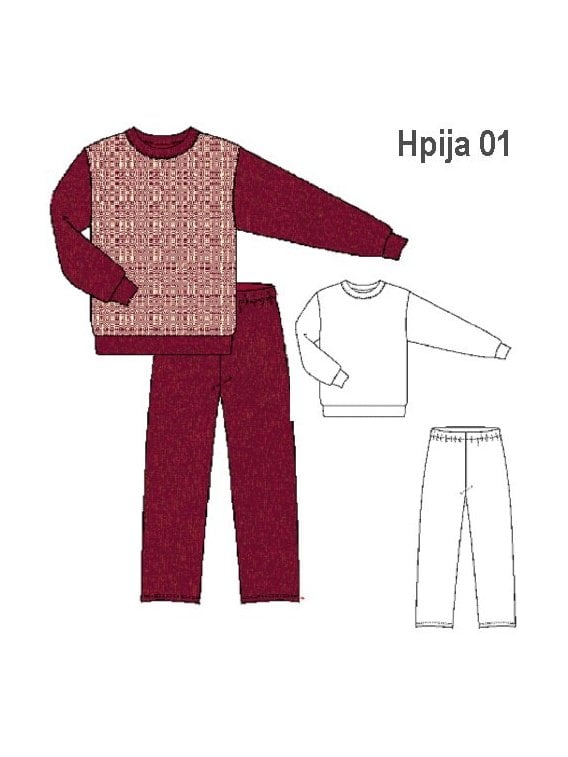 PIJAMA 2 PIEZAS HOMBRE 0901