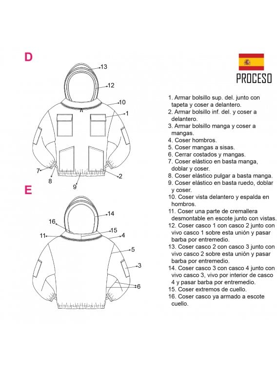 CHAQUETA APICOLA UNISEX 2013
