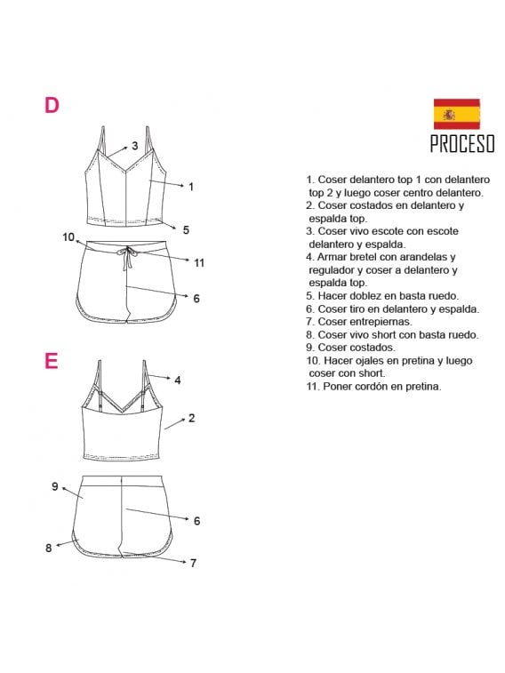 PIJAMA 2 PIEZAS MUJER 2009