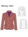 MOLDES PATRONES CHAQUETA BLAZER MUJER