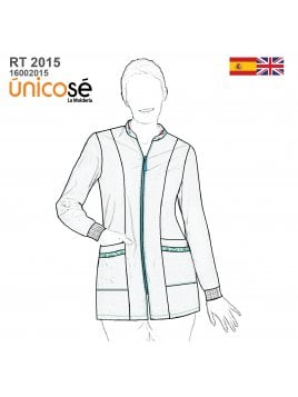 CHAQUETA SANITARIA MUJER RT 2015