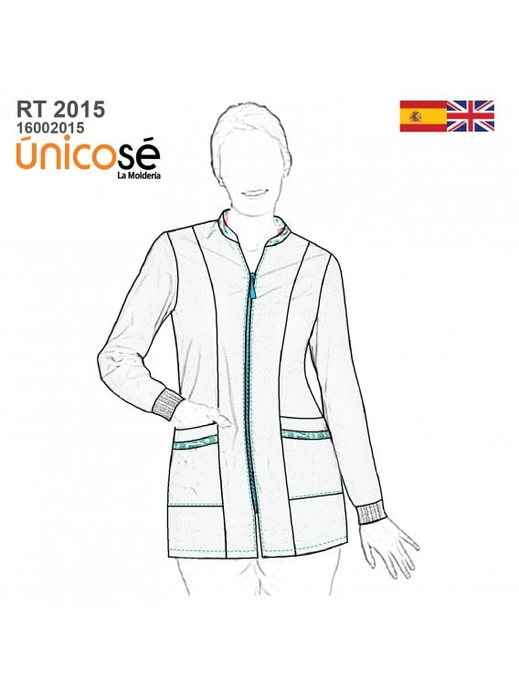 CHAQUETA SANITARIA MUJER RT 2015