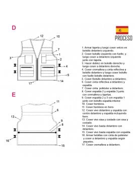 CHALECO TRABAJO TECNICO RT 2014
