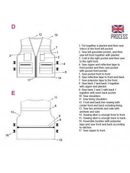CHALECO TRABAJO TECNICO RT 2014