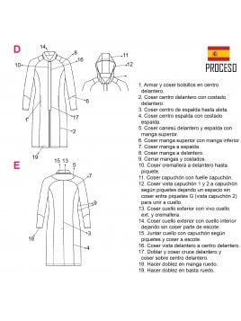 CHAQUETA COTONA TRABAJO RT 2016