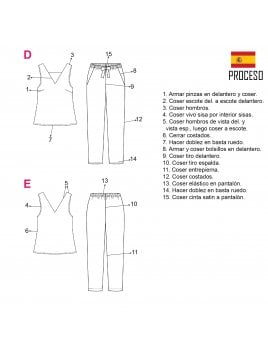 PIJAMA 2 PIEZAS MUJER 2010