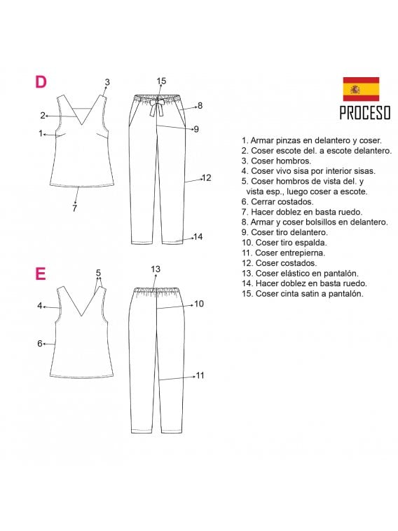 PIJAMA 2 PIEZAS MUJER 2010