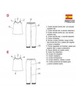 PIJAMA 2 PIEZAS MUJER 2011