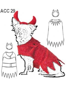 DISFRAZ DIABLO MASCOTA ACC 0929