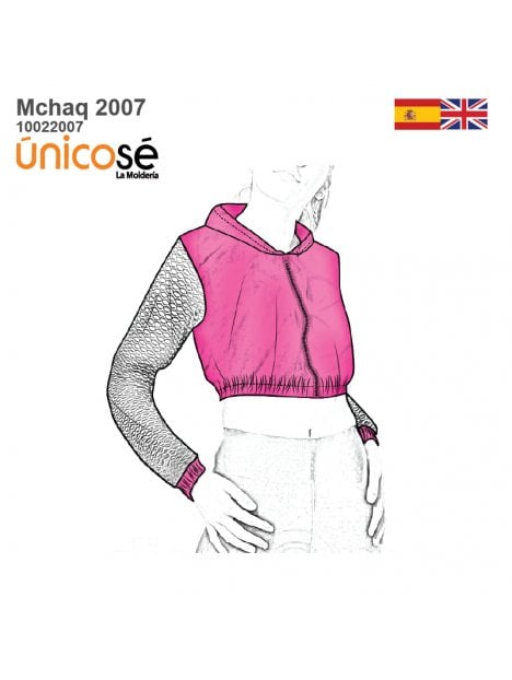 CHAQUETA CROP TOP MUJER