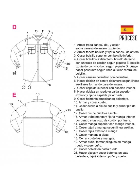 CAMISA CARGO HOMBRE 2002