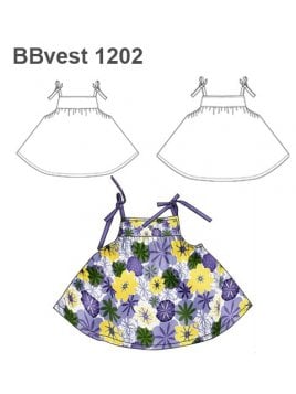 VESTIDO AMARRAS BEBE