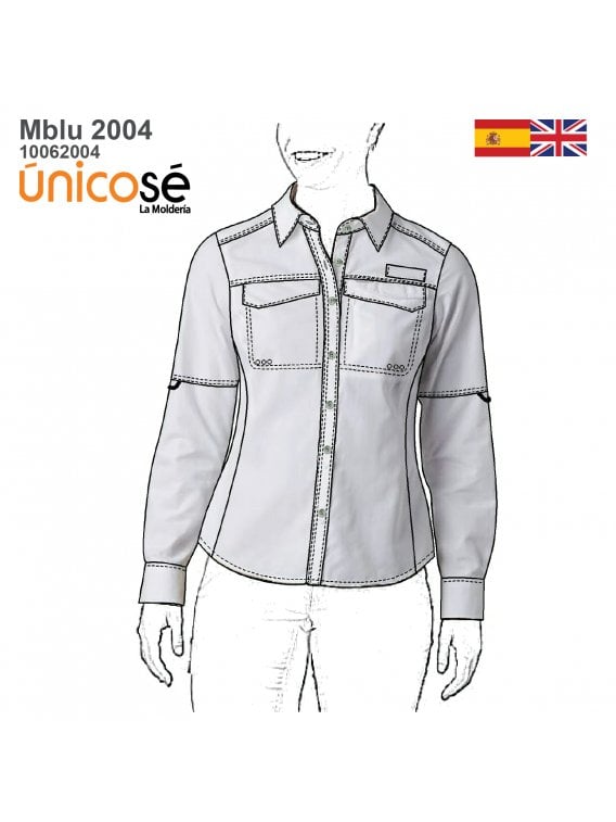 BLUSA CAMISERA MUJER 2004