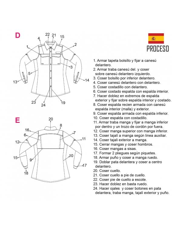 BLUSA CAMISERA MUJER 2004