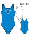 TRAJE DE BAÑO DEPORTIVO LISO NIÑA