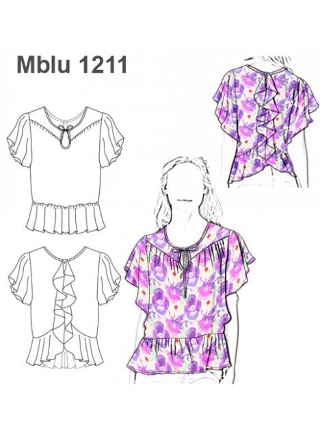 BLUSA VUELO ESPALDA