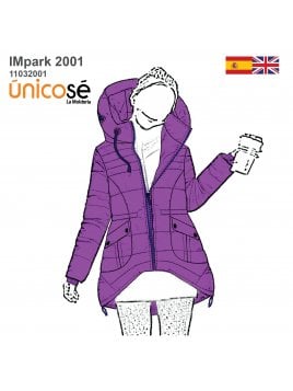 PARKA ASIMETRICA NIÑA 2001