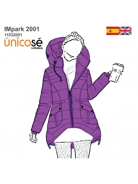 PARKA ASIMETRICA NIÑA 2001