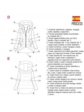 PARKA ASIMETRICA NIÑA 2001