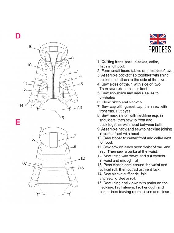 PARKA ASIMETRICA NIÑA 2001
