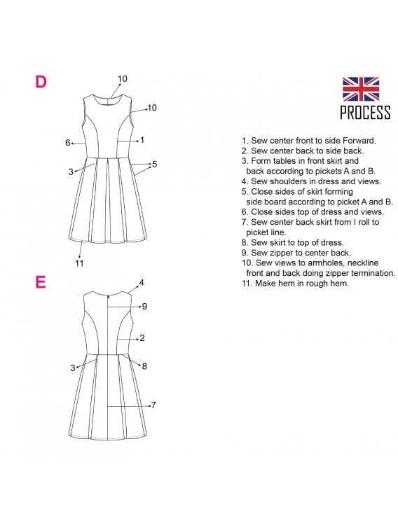 VESTIDO TABLAS MUJER