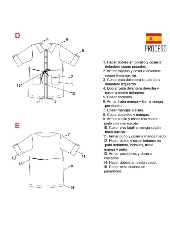 VESTIDO CAMISERO BEBE 2001