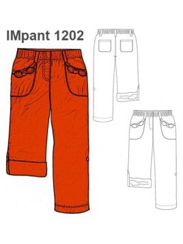 PANTALON BERMUDA NIÑA 1202