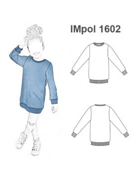 POLERON BUZO LARGO NIÑA NENA